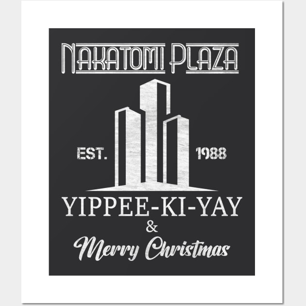 Nakatomi Plaza-Est 1988-Yippee Ki Yay & Merry Christmas Wall Art by Blended Designs